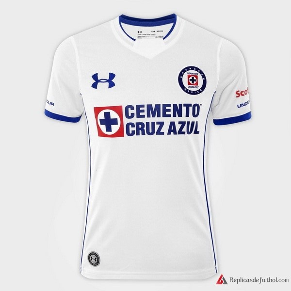 Camiseta Cruz Azul Segunda equipación Mujer 2017-2018 Blanco